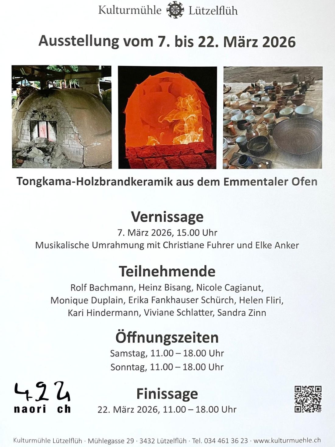 Flyer Ausstellung Lützelflüe 2
